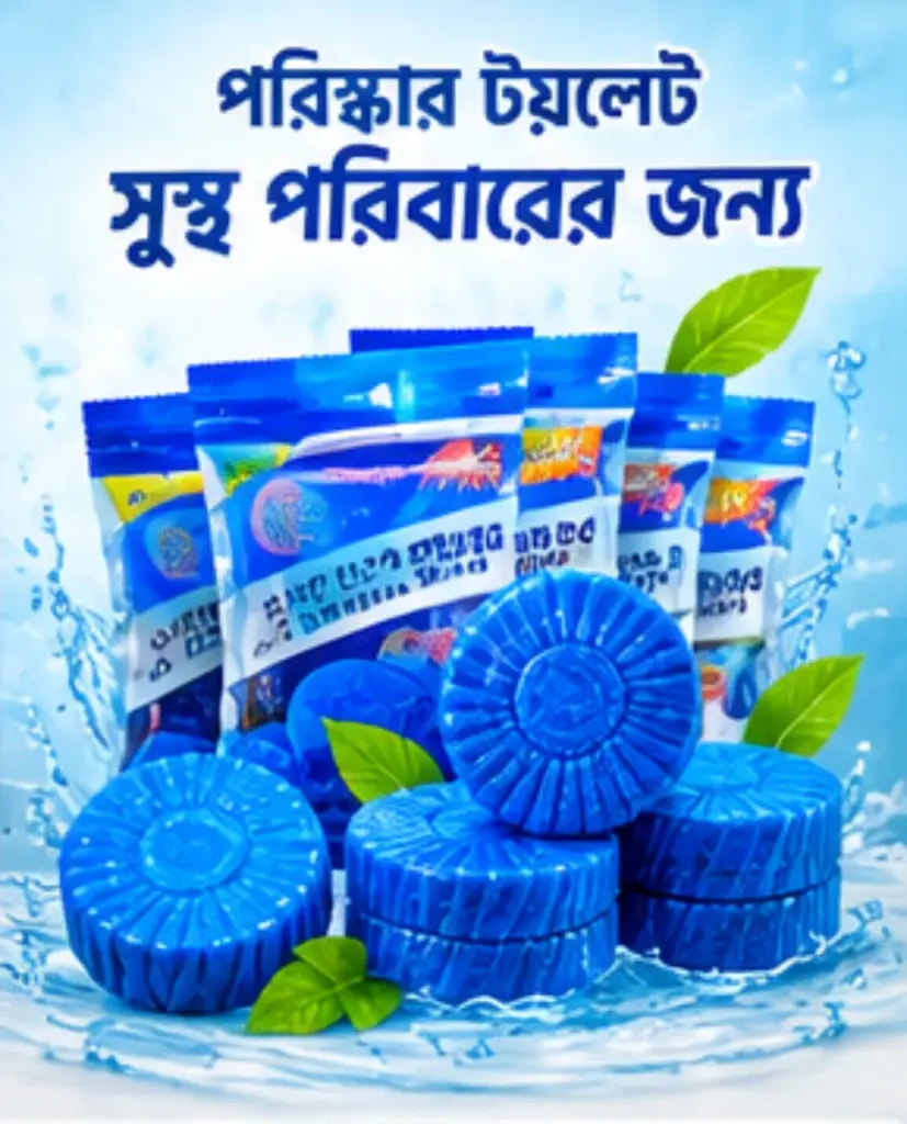 Toilet Tablet ২ প্যাকেট (২০ পিস)