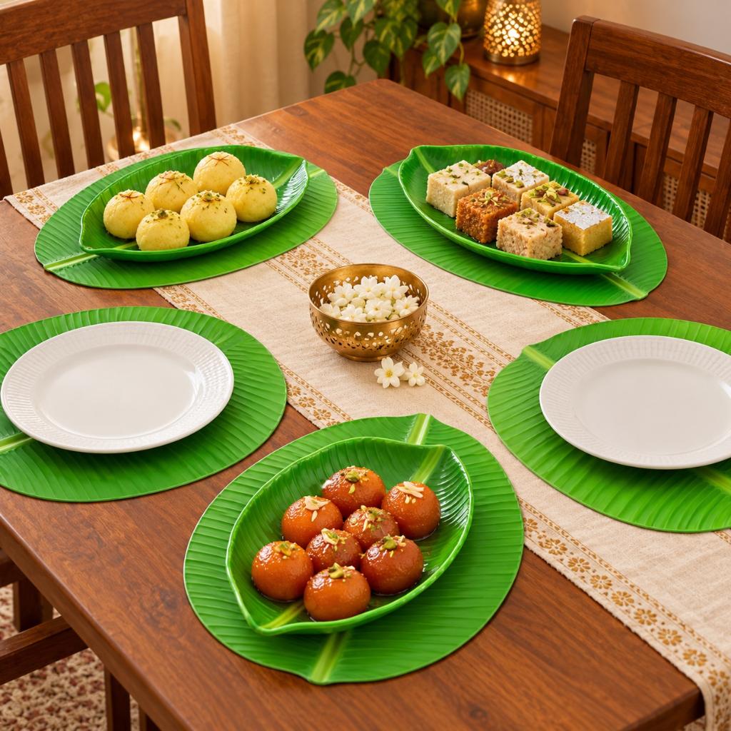 Banana Leaf mats & trays
